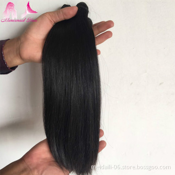 10a grade peruvian cuticle aligned hair virgin remy straight human hair weft